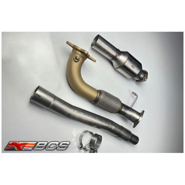 TTs MK2 8J Downpipe / Sports Cat with Link pipe