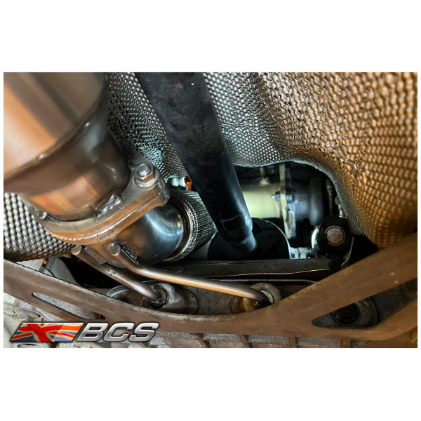 TTs MK2 8J Downpipe / Sports Cat with Link pipe