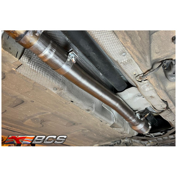 TTs MK2 8J Downpipe / Sports Cat with Link pipe