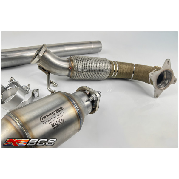 S3 8P Downpipe / Sports Cat with Link Pipe
