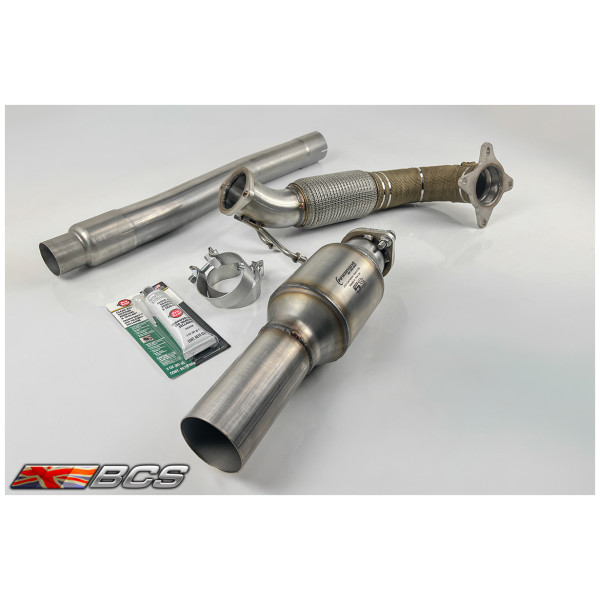 S3 8P Downpipe / Sports Cat with Link Pipe