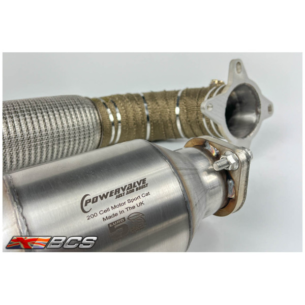 S3 8P Downpipe / Sports Cat with Link Pipe