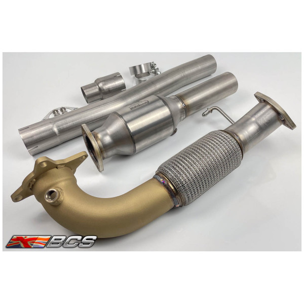 S3 8P Downpipe / Sports Cat with Link Pipe