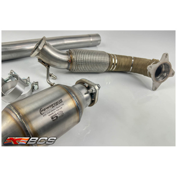 TTs MK2 8J Downpipe / Sports Cat with Link pipe