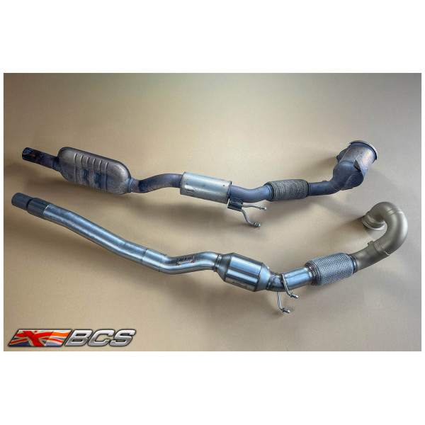 TTs 8s Downpipe 100/200 Cell Sports Cat 