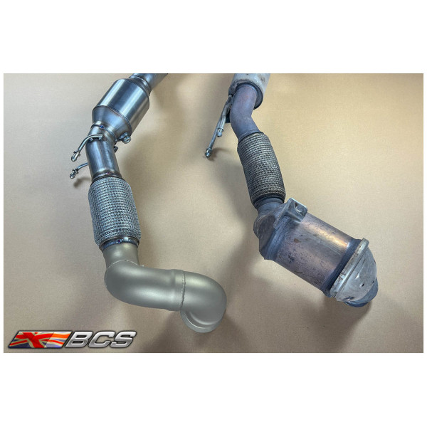 TTs 8s Downpipe 100/200 Cell Sports Cat 