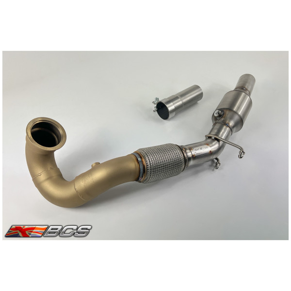 Octavia VRS Mk3 Downpipe 100/200 Cell Sports Cat with Link Pipe
