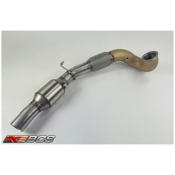 Octavia VRS Mk3 Downpipe 100/200 Cell Sports Cat with Link Pipe