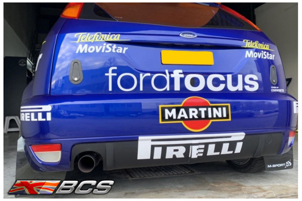 Focus RS MK1 CAT-BACK SYSTEM INC. FLEX 3" - S...