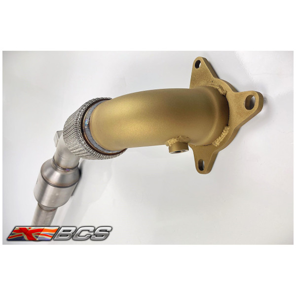 Octavia VRS Downpipe 100/200 cell Sports Cat with link Pipe