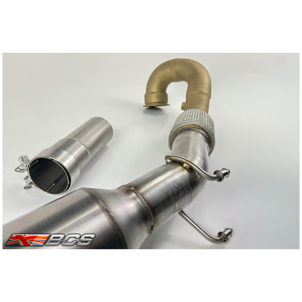 Golf MK7 / MK7.5 GTI Downpipe 100/200 Cell Sports Cat with Link Pipe