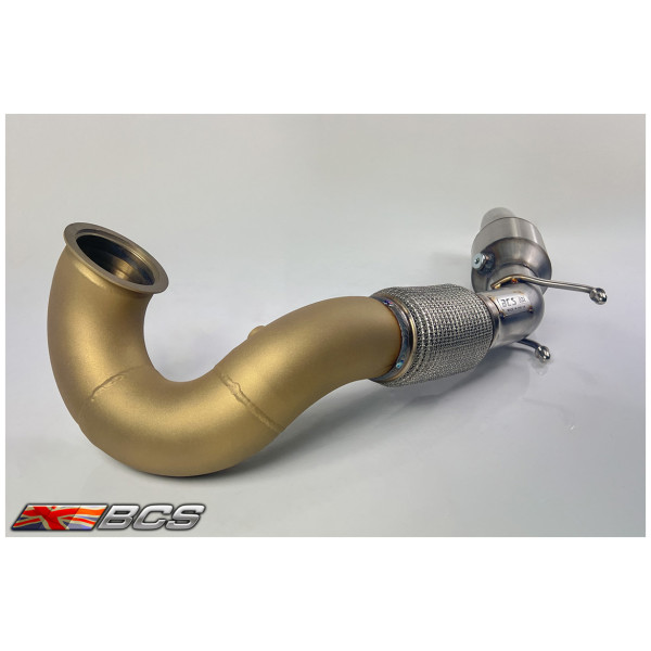 Golf MK7 / MK7.5 GTI Downpipe 100/200 Cell Sports Cat with Link Pipe