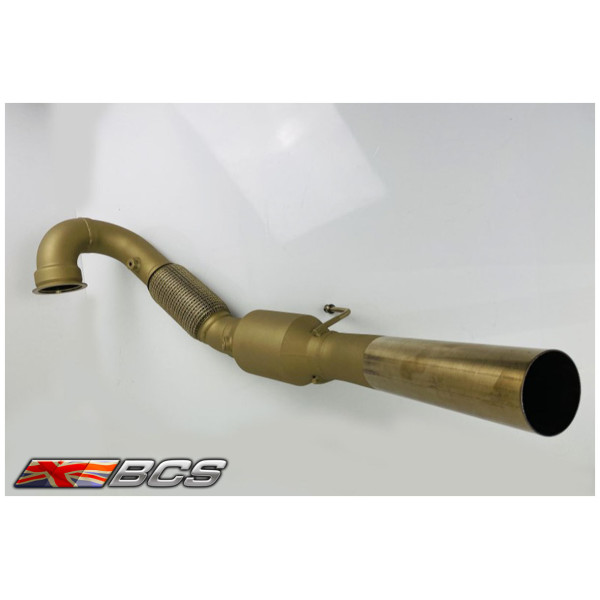Octavia VRS Downpipe 100/200 Cell Sports Cat with Link Pipe