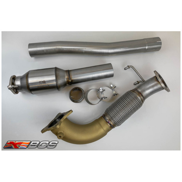 S3 8P Downpipe / Sports Cat with Link Pipe