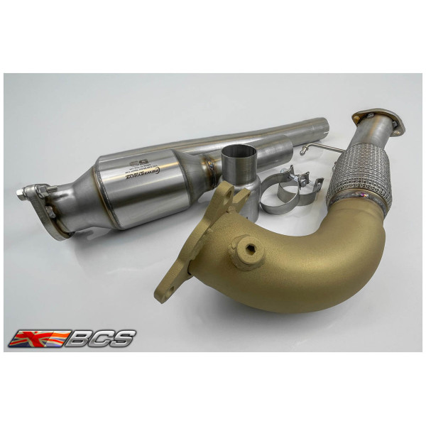 S3 8P Downpipe / Sports Cat with Link Pipe