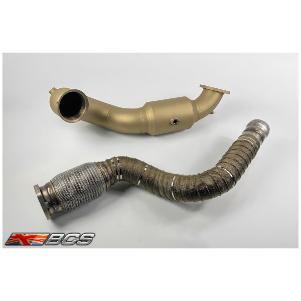 A45 / CLA / GLA AMG 2013-2018 SPORTS CAT DOWNPIPE WITH CONNECTING PIPE