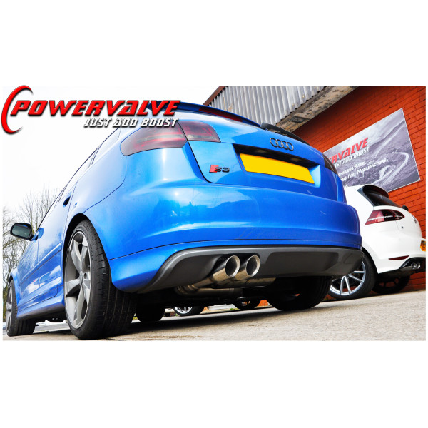 S3 8P Powervalve Turbo Back System 100 / 200 cell Sports Cat - Sport Sound