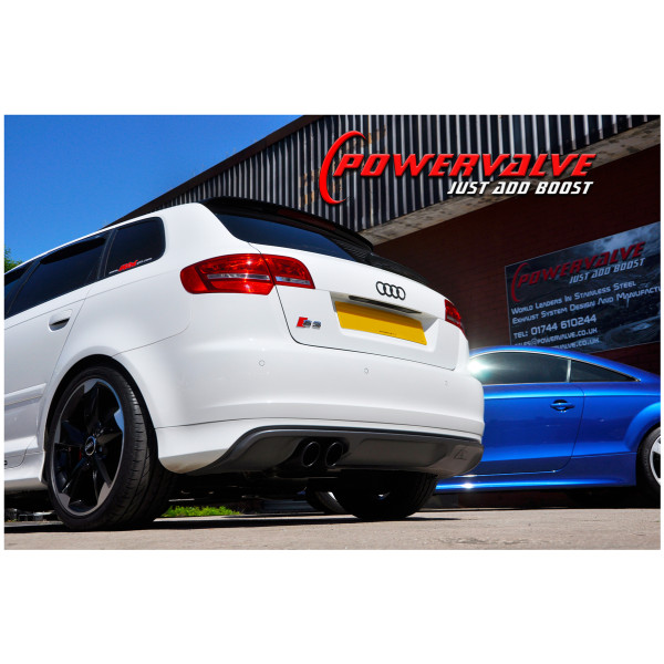 S3 8P Powervalve Turbo Back System 100 / 200 cell Sports Cat - Wrc Sound